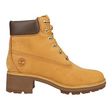 Imagem de Timberland Kinsley Bota feminina impermeável para caminhada de 15 cm, Nobuck de trigo, 37