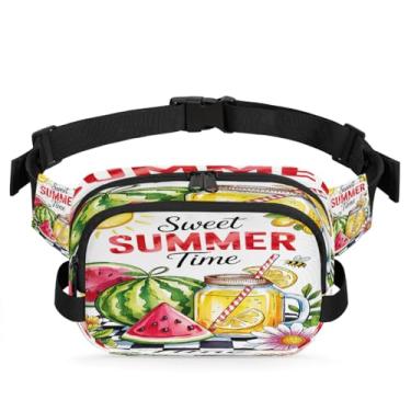 Imagem de Pochete de gato azul amarelo para mulheres e homens com alça ajustável, bolsa transversal, bolsa de peito, bolsa tiracolo, Cor 15