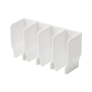 Imagem de Ｂｅｓｇａ Suporte de Parede para Pasta de Dentes, Caixa Organizadora de Cosméticos, Suporte para Tubo de Pasta de Dentes, Prendedor de Pasta de Dentes, Pratelei, Branco, Tamanho real