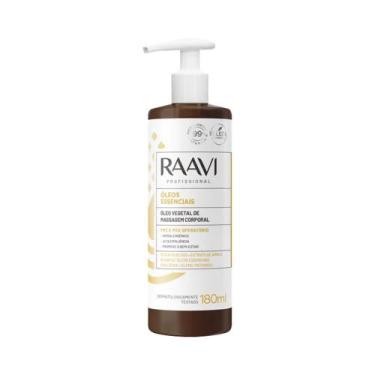 Imagem de Óleo Vegetal de Massagem Corporal Raavi Óleos Essenciais 180ml