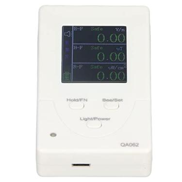 Imagem de KIMISS Medidor EMF Portátil - Detector de Radiação de Campo Eletromagnético Recarregável USB Com Alarmes Multimétodos, Medições Simultâneas e Display Colorido