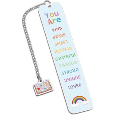 Imagem de Marcadores de livro para crianças, presentes de Natal para netos, marcadores de livros para crianças leituras, meias para meninos adolescentes, presentes de formatura para estudantes, material escolar