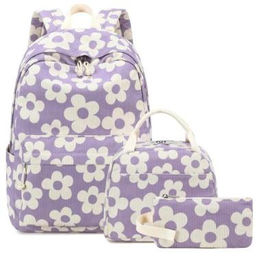 Imagem de Mochila Escolar Bluboon para Adolescentes, Niñas y Niños con Lonchera