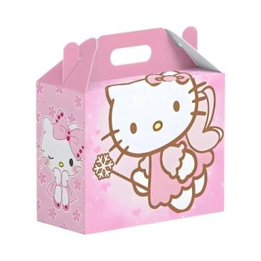 Imagem de Sacolas De Embalagem Para Doces De Aniversário Hello Kitty 5pcs Caixas