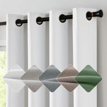 Imagem de Cortina Jinchan 132x229cm 100% Opaca Térmica Blanca