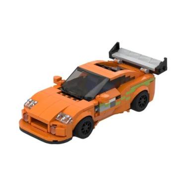 Imagem de Blocos De Montar De Carro Esportivo Técnico Fast & Furious MK4 Supra C