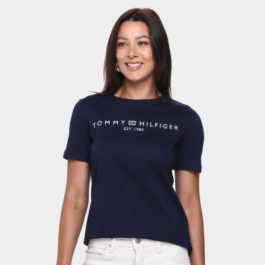 Imagem de Camiseta Tommy Hilfiger Reg Corp Logo Feminina-Feminino