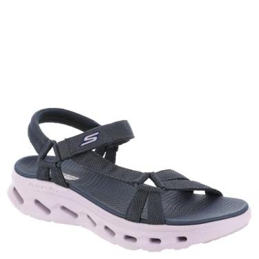 Imagem de Skechers Tênis feminino Go Walk Glide-Step 2.0 Sandal Rowen, azul, 40 BR