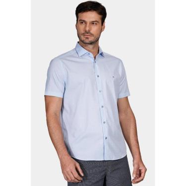 Imagem de Camisa Aramis Regular Fil a Fil Azul Claro-Masculino