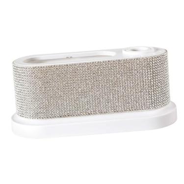 Imagem de predolo Organizador de Brocas de Polimento e Lixa para Unhas - Estojo de Mesa para Armazenamento Ideal em Casa e Salão de Beleza - Caixa Leve para Guardar, Branco