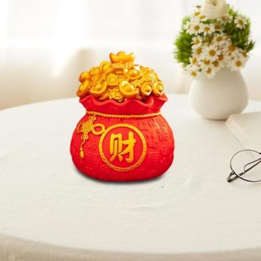 Imagem de Generic Estátua/Cofre Colecionável em Forma de Sacola da Sorte, Ornamento de Mesa para Quarto, Armário ou Estante - Presente de Ano, Cai Pequeno