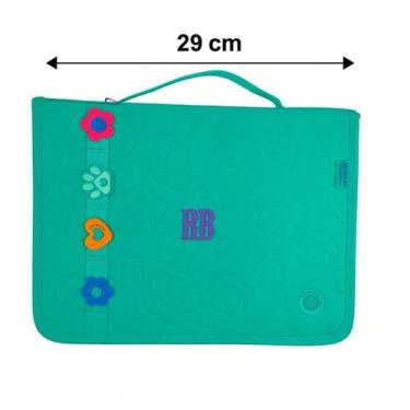 Imagem de Estojo Escolar Maleta Box Rebecca Bonbon Original Clio, Verde