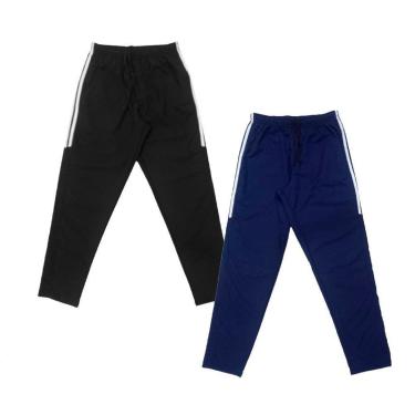 Imagem de Kit 2 Calças de Tactel Black Bear Lisa Básica Masculina Casual-Masculino