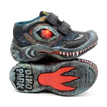 Imagem de Tênis Infantil Dinossauro Luz Led Personagem-Feminino