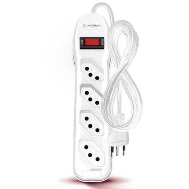 Imagem de Filtro De Linha 4 Tom. Pp 3X0,75X1,00Mt 2P+T Circ.Breaker Br - MEGATRO