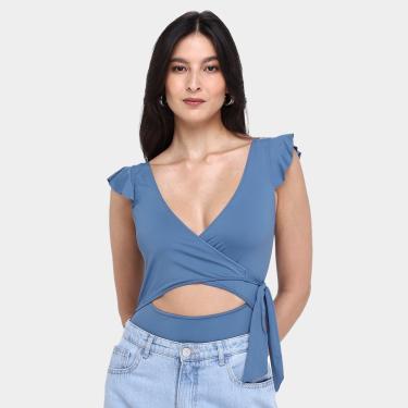 Imagem de Body Hope Manga Babados Amarração-Feminino