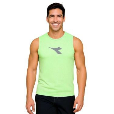 Imagem de Regata Machão Diadora Big Logo Masculina - Verde P-Masculino