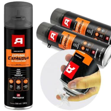 Imagem de Kit 3 Espumas Expansiva Pu Poliuretano 340g 500ml Isolamento Preenche 
