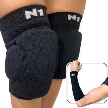 Imagem de Joelheira Vôlei N1 Sport Flyer Brinde Manguito Antebraço - Kanxa, G