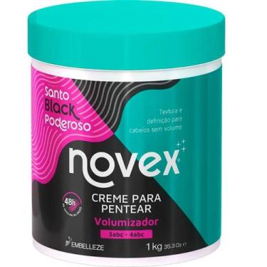 Imagem de Creme para Pentear Novex Santo Black Volumizador 1kg