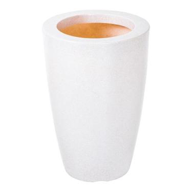 Imagem de Vaso Polietileno Cone Liso Redondo para Plantas e Jardins Decorativo -