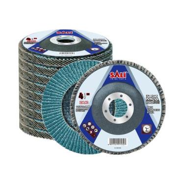 Imagem de Esmerilhadeira angular Flap Disc Sali Zirconia 40 Grit de 4,5 cm x 22 