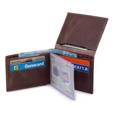 Imagem de Carteira Porta Documentos/rg Com abertura Em L Couro Bovino - Elo7, Ma