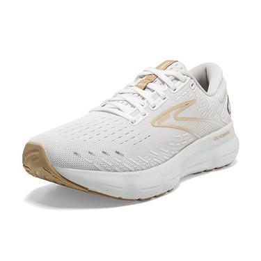 Imagem de Brooks Glicerina 20 masculino, Branco/Cáqui, 10 Wide