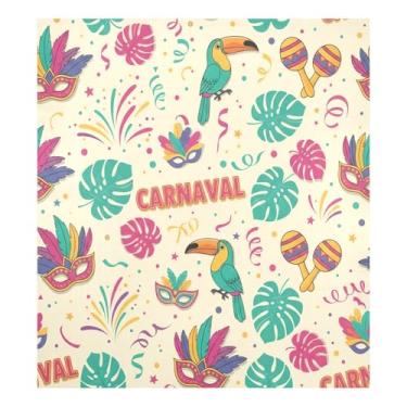 Imagem de Blueangle Capa magnética de carnaval para lava-louças de carnaval, decoração da capa frontal da máquina de lavar louça, adesivos de eletrodomésticos, adesivos de eletrodomésticos, 58 cm C x 66 cm