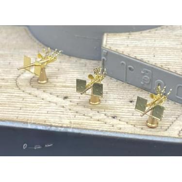 Imagem de MRY-SFW CYG079 1/350 Oerlikon 20 mm arma antiaérea montagem de metal modelo 19 pçs/conjunto