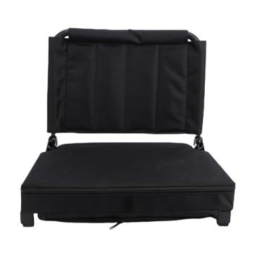 Imagem de Qinlorgo Assento de Estádio Portátil Dobrável, Cadeira de Arquibancada Com Almofada Acolchoada Grossa, Cadeira de 5 ângulos Ajustáveis ​​para Eventos Esportivos Ao Ar Livre e Concertos