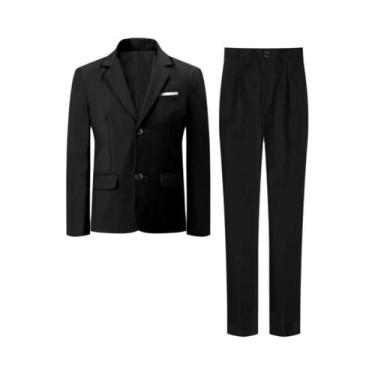 Imagem de Conjunto De Terno Infantil 3 Peças Para Meninos: Blazer, Calça E Colet