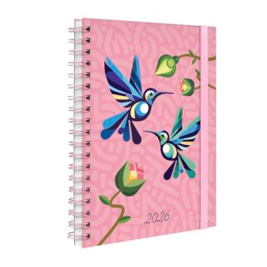 Imagem de Agenda Planner Semanal Plus 2026 Essência Ao Natural Beija Flor