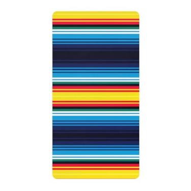 Imagem de Blueangle Lençol de berço padrão para berço infantil - Lençóis de algodão macio e respirável com listras de cobertor serape mexicano (297)