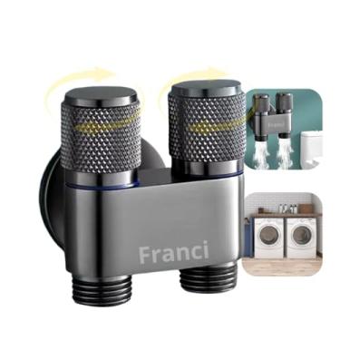 Imagem de Registro Saída de Água Dupla Tanque Banheira Jardim Lavanderia Banheiro Metal Fosco