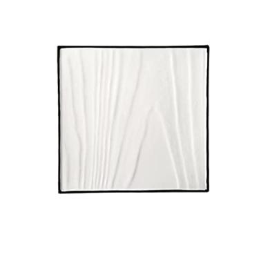 Imagem de SXAYTLH Prato de jantar, prato de bife, prato de comida ocidental, prato de cerâmica, branco