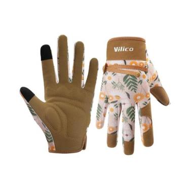Imagem de Luvas De Jardinagem Em Couro Respirável, Resistentes a Perfurações E E
