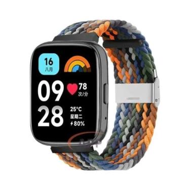Imagem de Pulseira Elástica Trançada De 22mm Para Redmi Watch 3/5 Lite, Ajustáve