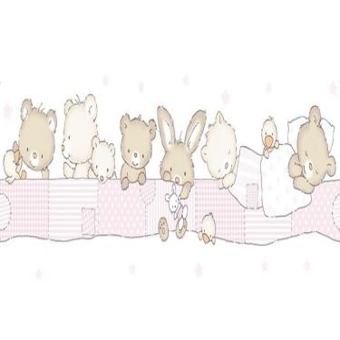 Imagem de Faixa de Parede Treboli Rosa Balões 5902