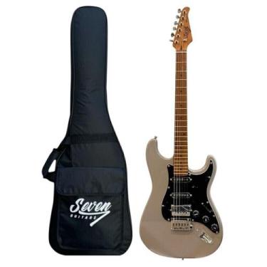 Imagem de Guitarra Strato Seven Sgt-277 Gray Purple Traste Inox C/ Bag - Seven G