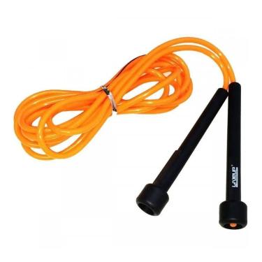 Imagem de Corda De Pular Silicone Laranja Pilates Funcional Fitness Live Up