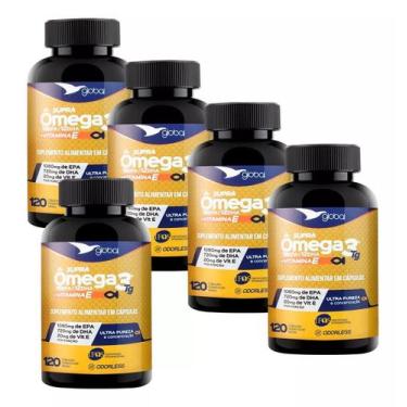 Imagem de 5un Suplemento Supra Ômega 3 18 EPA 12 DHA Vitamina E Oleo de Peixe 12