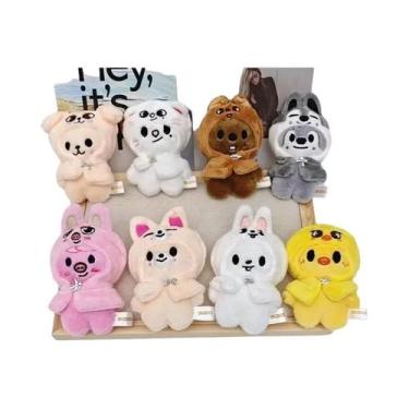 Imagem de Chaveiro De Pelúcia Magnético Stray Kids SKZ Com Capa Para Os Olhos KP