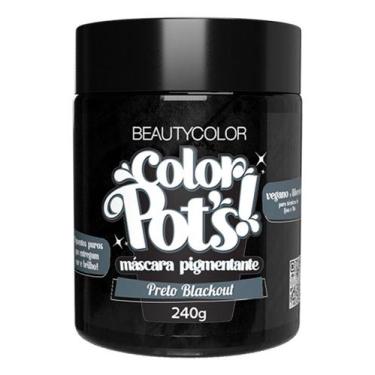 Imagem de Máscara Beautycolor Color Pots Preto Blackout 240g