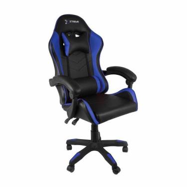 Imagem de Cadeira Xtreme Gamers Maximum Preta e Azul - EVOLUX