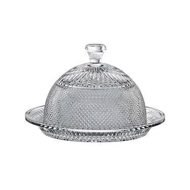 Imagem de Queijeira L`hermitage Esplanada em Cristal em Ecológico com Tampa - 20 cm