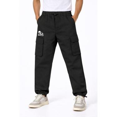 Imagem de Calça Sarja Cargo Wanted Ação E Reação-Unissex