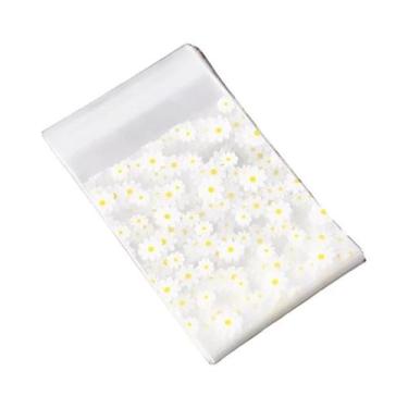 Imagem de Sacos Transparentes Para Doces Daisy Autoadesivos 50/100un. Embalagem 