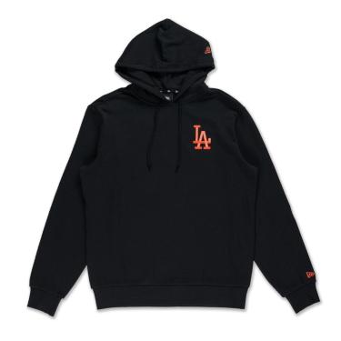 Imagem de Moletom New Era Canguru Fechado Los Angeles Dodgers MLB Preto-Masculino