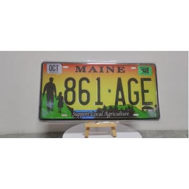 Imagem de Decoração de parede Pintura em ferro Placa de estanho de metal Placa d